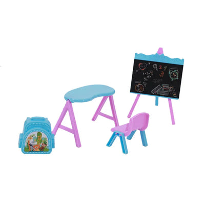 Barbies Mix Style Doll Furniture Wardrobe Bed Chair Sofa Shoe Rack Slide For Barbies Doll Accessories Kelly 1:12 Doll Girl`s Toy