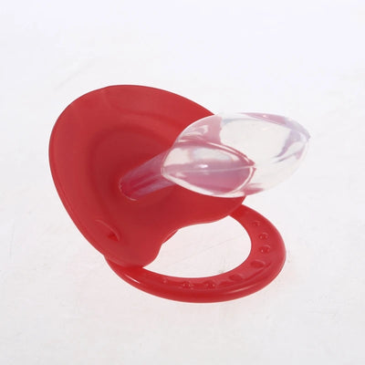 Grade Silicone Adult Pacifier Dummy Big Size Nipple Wide-bore Soft Safety Adult Teether Toys Dropshipping