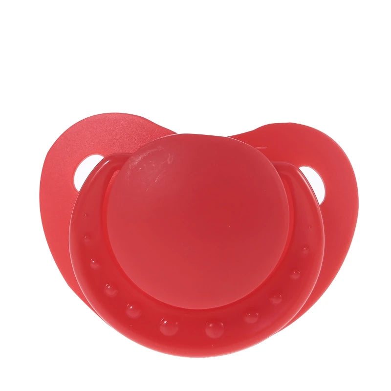 Grade Silicone Adult Pacifier Dummy Big Size Nipple Wide-bore Soft Safety Adult Teether Toys Dropshipping