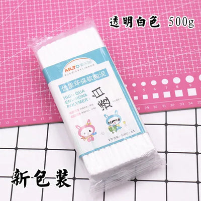 Soft clay mud 500G white complexion clay pottery mud 250g diy handmade materials environmentallyprofessional soft clay sculpture