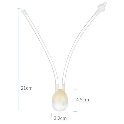 Safety Newborn Baby Nose Cleaner Silicone Vacuum Suction Nasal Aspirator Preventing Backflow Aspirator Nasal Snot Nose Care Tool
