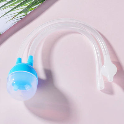 Safety Newborn Baby Nose Cleaner Silicone Vacuum Suction Nasal Aspirator Preventing Backflow Aspirator Nasal Snot Nose Care Tool