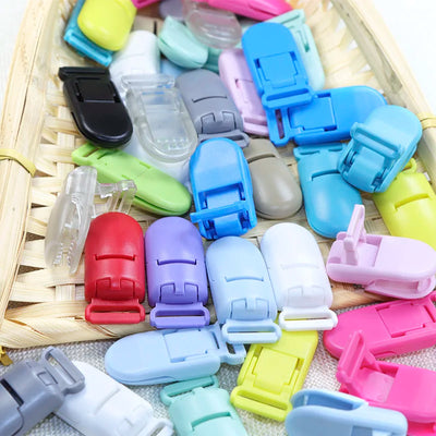 BOBO.BOX Baby Teether Accessories Plastic Clip Baby Silicone Teething Necklace Rattail Cord DIY For Jewelry Pacifier Clips Tool