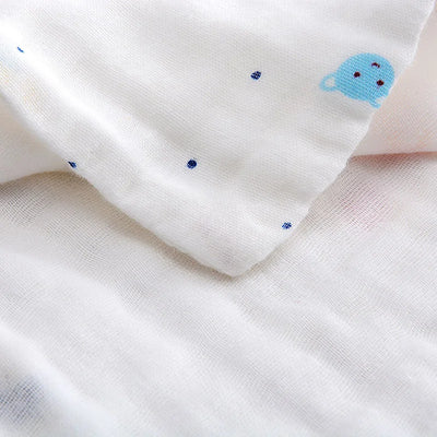 2 Pcs/Lot Baby Towel Handkerchief Hand Face Bath Feeding Gauze Cotton Towels Muslin Square Cloth Wipes for Boys Girls  25*25 cm