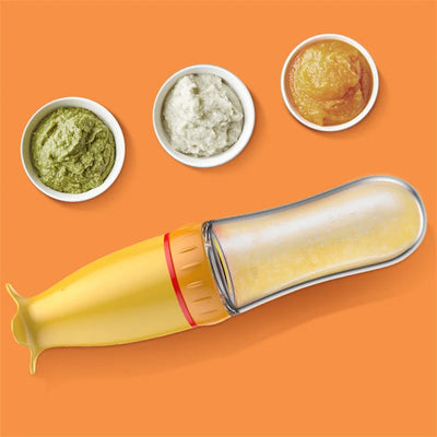 Silicone BabyFeeding Spoon Silicone Food Supplement Children's Rice Paste Bottle Babies accessories newborn Toddler Baby Goods