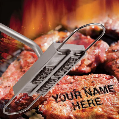 C3 Bbq Branding Iron 55letters Diy Barbecue Letter Printed Bbq Steak Meat Grill Forks Barbecue Tools Accessories Kitchen Stuff