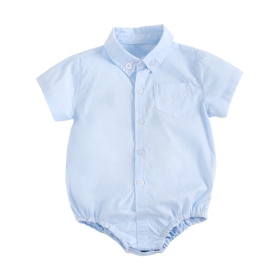Sanlutoz Cotton Baby Boys Bodysuits Fashion Newborn Clothes for Baby Boy Short Sleeve Summer Baby Clothing Plaid