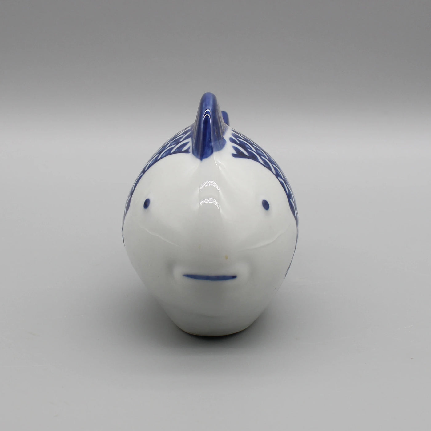 Ceramic Fish, Blue and White, Table Accessory