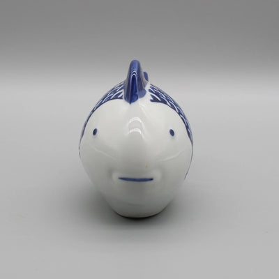 Ceramic Fish, Blue and White, Table Accessory