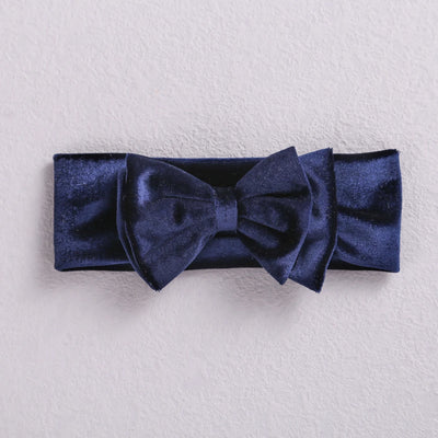 New Velvet Baby Headband Turban Big Bow Baby Girl Headband For Newborn Bow Hair Band Children Kid Solid Colors Hair Accessories
