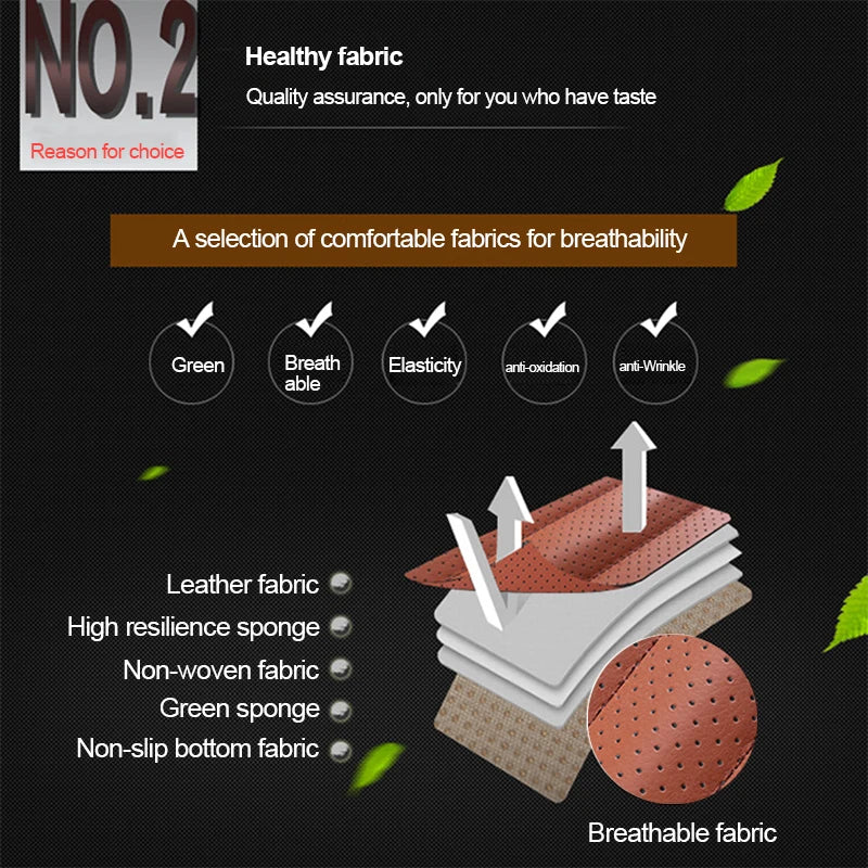 UNIVERSAL LEATHER CAR SEAT COVER – FOUR-SEASON CUSHION PROTECTOR
