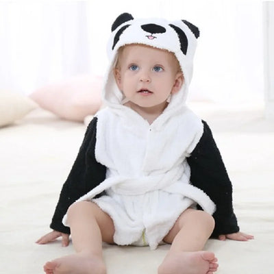 Cute Mouse Children Bathrobe Newborn Blankets Baby Boy Bath Towels Hooded Girl Coat Terry Clothes Set Photography Props 0-6 Year
