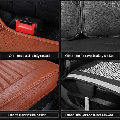 UNIVERSAL LEATHER CAR SEAT COVER – FOUR-SEASON CUSHION PROTECTOR