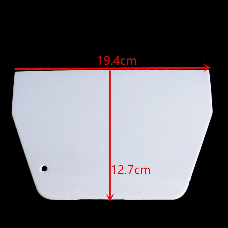 Aomily Durable Trapezoid Scraper Spatula Fondant Cake Dough Pizza Tool Kitchen Multifunction Slicer Blade Plastic Cake Tool L/S