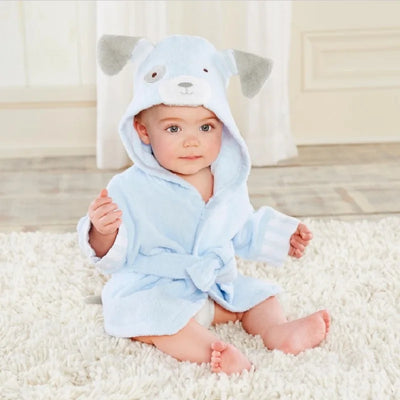 Cute Mouse Children Bathrobe Newborn Blankets Baby Boy Bath Towels Hooded Girl Coat Terry Clothes Set Photography Props 0-6 Year