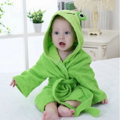 Cute Mouse Children Bathrobe Newborn Blankets Baby Boy Bath Towels Hooded Girl Coat Terry Clothes Set Photography Props 0-6 Year