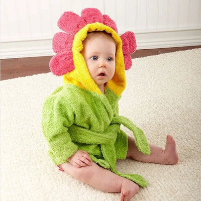 Cute Mouse Children Bathrobe Newborn Blankets Baby Boy Bath Towels Hooded Girl Coat Terry Clothes Set Photography Props 0-6 Year