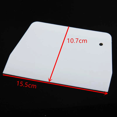 Aomily Durable Trapezoid Scraper Spatula Fondant Cake Dough Pizza Tool Kitchen Multifunction Slicer Blade Plastic Cake Tool L/S