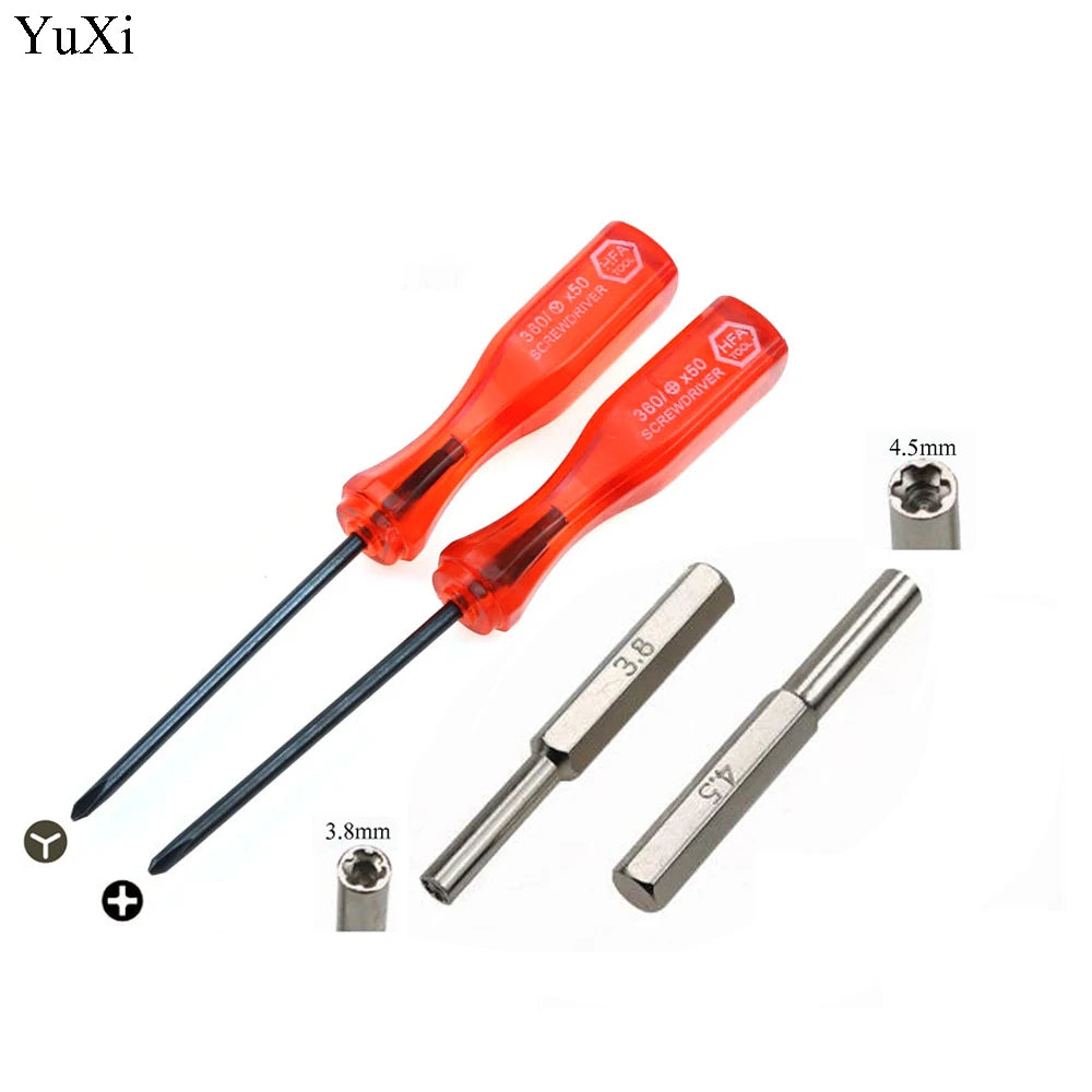 YUXI TRI-WING SCREWDRIVER BIT TOOL KIT – 3.8MM & 4.5MM BITS FOR NINTENDO N64, SNES, GAME BOY, VIDEO GAME CONSOLES