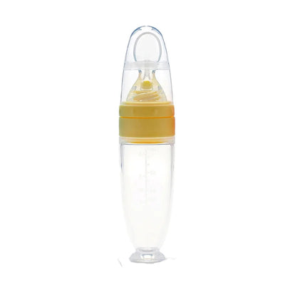 Silicone Baby's Feeding Spoon Silicone Food Supplement Children's Rice Paste Bottle