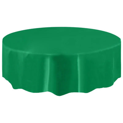 Environmentally friendly round plastic party wedding tablecloth for table cloth