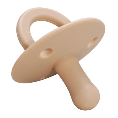 1PCS Silicone Baby Pacifier Food Grade Silicone Newborn Soother BPA Free Solid Color Dummies Silicone Nipple Baby Sutff
