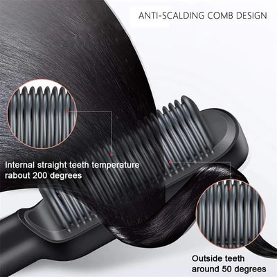 Hair Brush Hot Air Comb Straightening_Dryer_Styler_Air_Hot_Air_Brush_Flat_Iron_Hair_Straightener_Brush