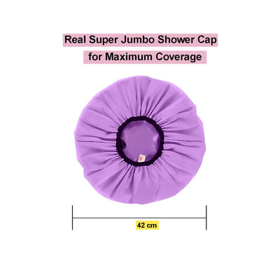 Hair_Guard_Reusable_Shower_Cap_Waterproof_and_Adjustable_Shower_Caps_for_Women_and_Men_Ideal_for_long_and_thick_hair_Easily_adjustable_3_pieces_in_1_pack_(COLORS_:_BLACK_PINK_PURPLE)