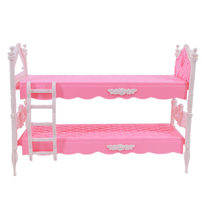 Barbies Mix Style Doll Furniture Wardrobe Bed Chair Sofa Shoe Rack Slide For Barbies Doll Accessories Kelly 1:12 Doll Girl`s Toy