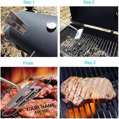 C3 Bbq Branding Iron 55letters Diy Barbecue Letter Printed Bbq Steak Meat Grill Forks Barbecue Tools Accessories Kitchen Stuff