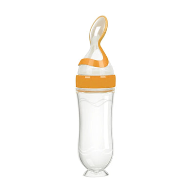 Silicone BabyFeeding Spoon Silicone Food Supplement Children's Rice Paste Bottle Babies accessories newborn Toddler Baby Goods