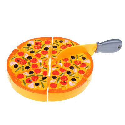 Kids Simulation Food Kitchen Toy Pretend Play Cooking Toys Cookware Pot Hamburger Hot dog Fries Pizza Interactive Toys For Girls