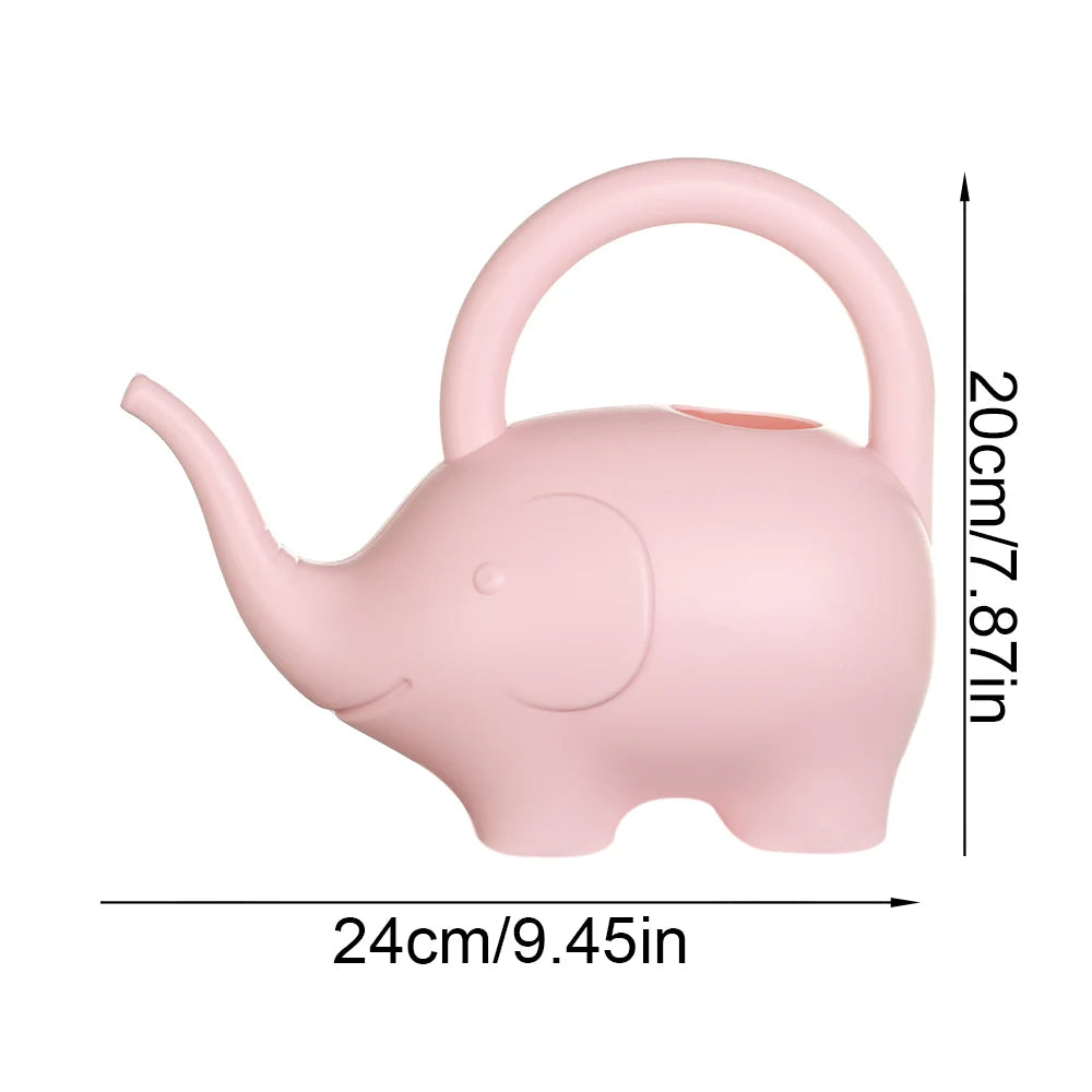 Garden Water Can Plastic Gardening Tool Elephant/Dinosaur Shape Lawn Watering Pot for Home Plant Flower Bonsai Irrigation DIY