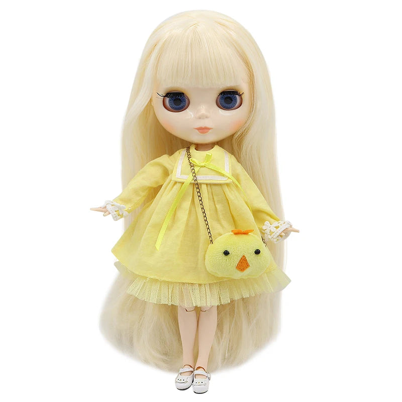 ICY DBS Blyth doll White Skin Glossy face Matte face Joint body with hand set A&B 1/6 bjd suitable diy makeup Special price