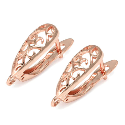 Bronze Musical Note Earrings Findings For DIY Jewelry Earring Hooks Accessory for Jewelry Handmade  Making Supplies