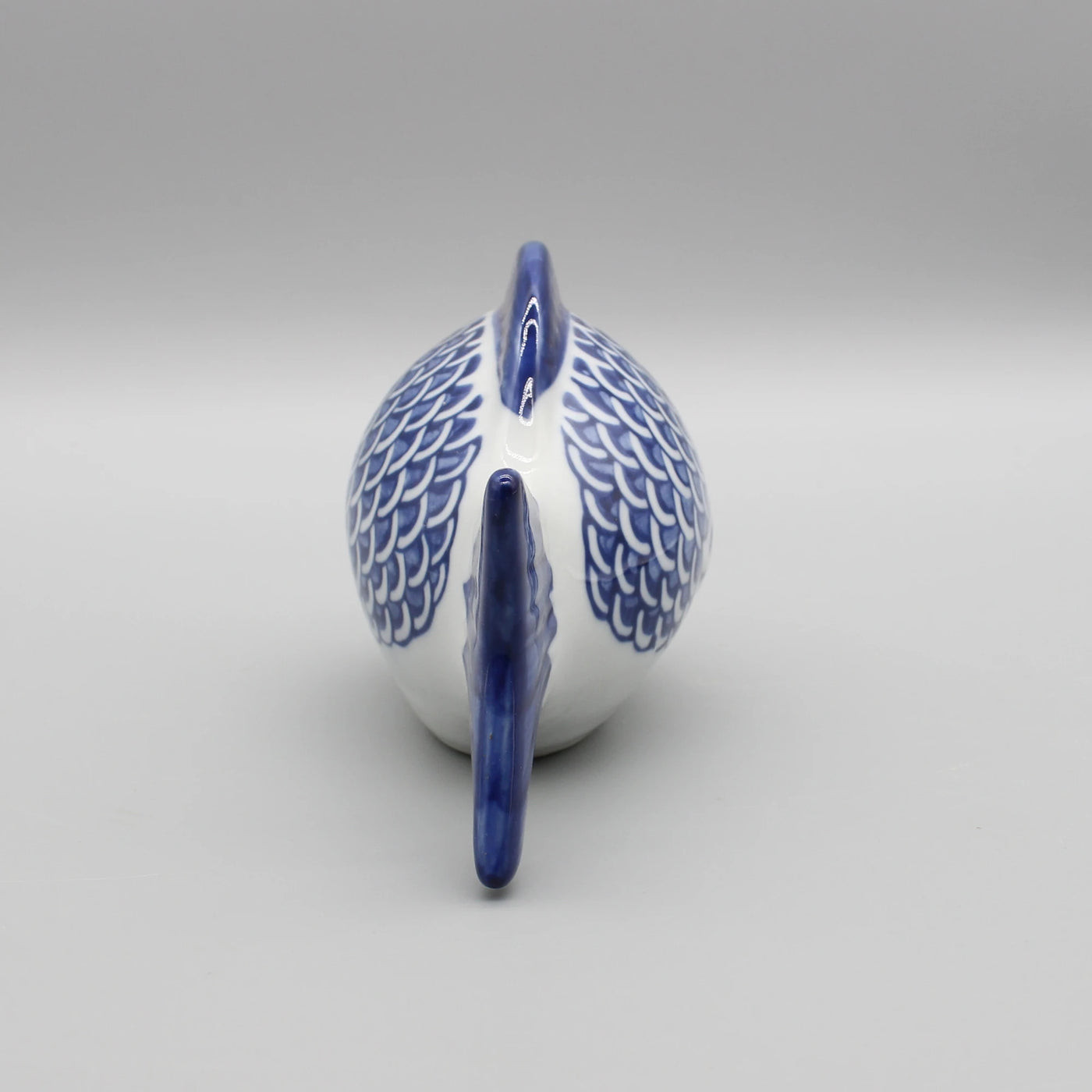 Ceramic Fish, Blue and White, Table Accessory