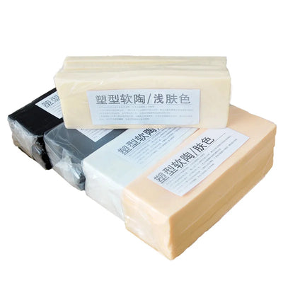 500g Professional Soft Clay Polymer Clay High-quality Mud Pottery DIY Carving Ceramic Doll Clay polymer clay modeling