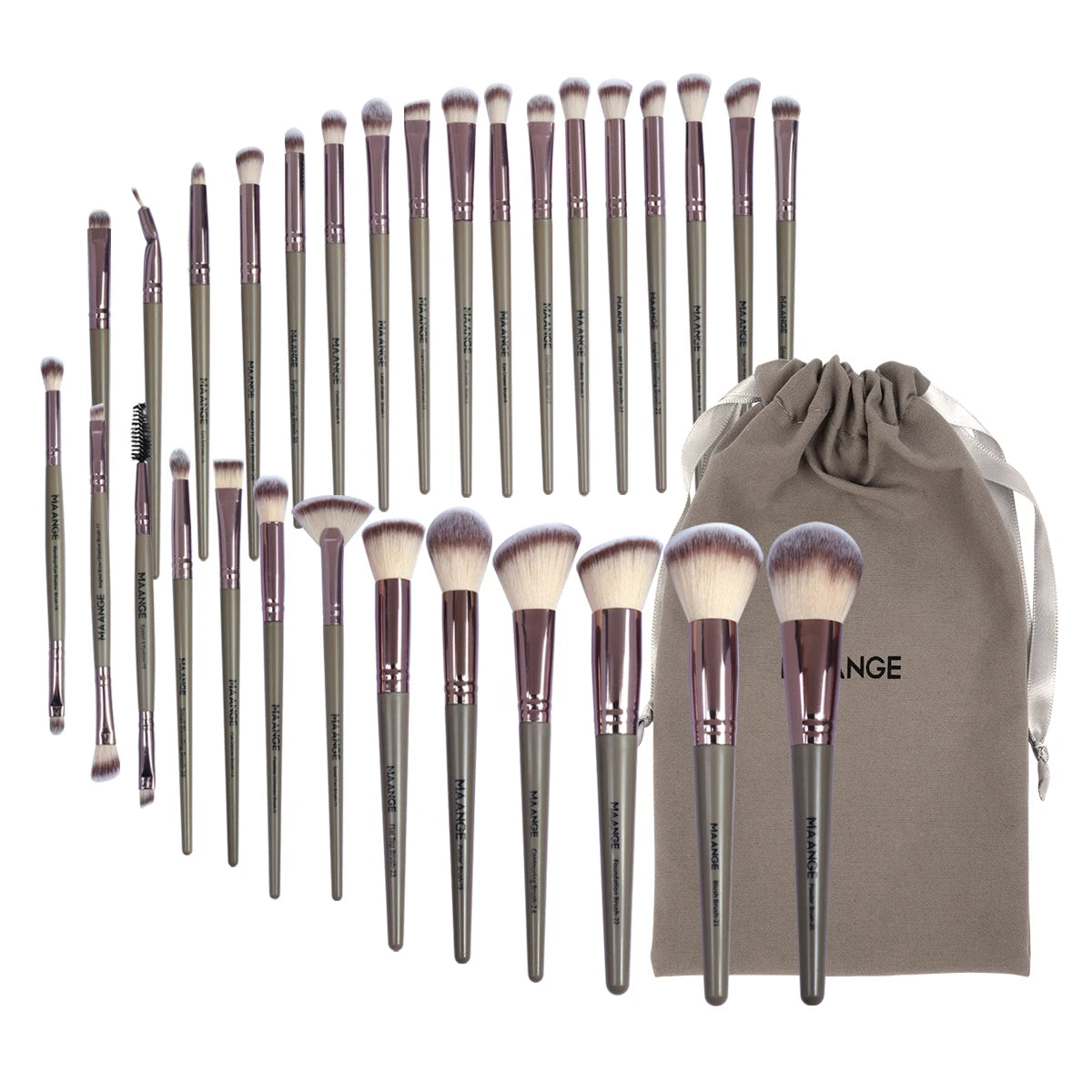 MAANGE_30pcs_Professional_Makeup_Brush_Set_Foundation_Concealers_Eye_Shadows_Powder_Blush_Blending_Brushes_Beauty_Tools_with_Bag
