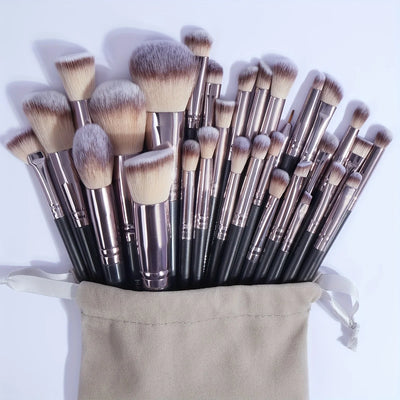 MAANGE_30pcs_Professional_Makeup_Brush_Set_Foundation_Concealers_Eye_Shadows_Powder_Blush_Blending_Brushes_Beauty_Tools_with_Bag