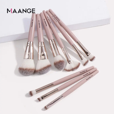 Maange_9Pcs_Foundation_Makeup_Brush_Set_Cosmetic_Powder_Highlighter_Eyeshadow_Blending_Beauty_Tools_Dense_Soft_Bristle_Brushes