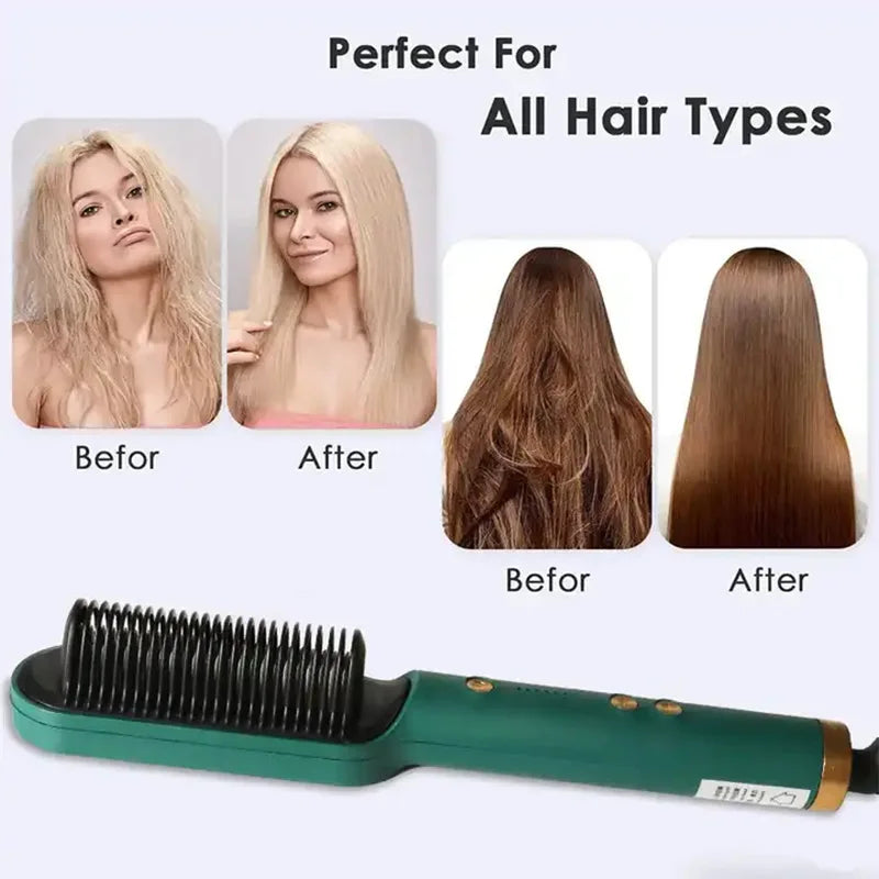 New_Hair_Straightener_Ceramic_Hot_Comb_2 in_1_Electric_Straighten_Hair_Brush_Negative_Ion_Anti-scalding_Styling_Tool