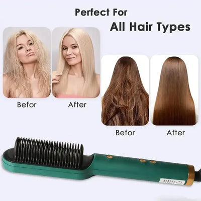 New_Hair_Straightener_Ceramic_Hot_Comb_2 in_1_Electric_Straighten_Hair_Brush_Negative_Ion_Anti-scalding_Styling_Tool