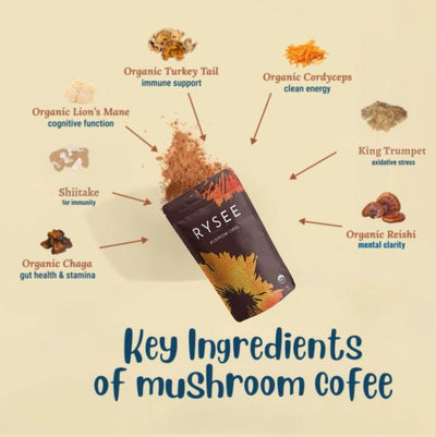 RYSEE_Mushroom_Coffee_6_Adaptogenic_Mushrooms_USDA_Organic_Better_Energy_Focus_Digestion_Immunity_Beverage