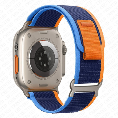 Trail Strap For Apple Watch Ultra 2 Band 49mm 45mm 44mm 42mm 40mm 41mm 38mm Nylon bracelet correa iwatch series10 9 8 7 6 5 4 SE