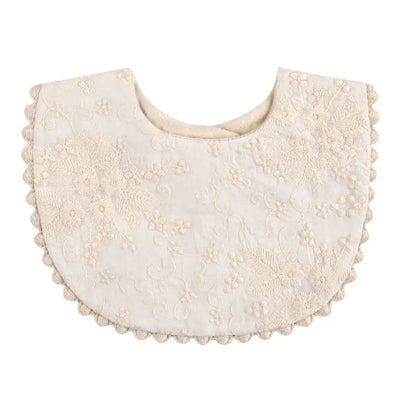 Baby Bandana Bibs Drooling And Teething with Delicate Embroidery Apparel Access