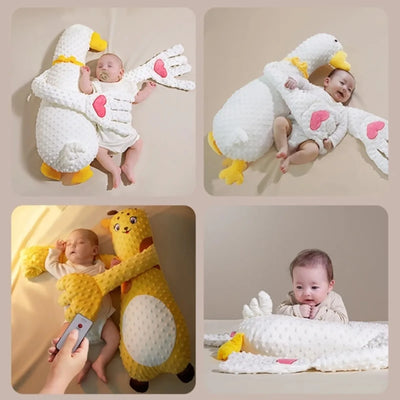 Baby Electric Palm Sleep Pillow Soothing Toy Baby Pillow Newborn Sleeping Patting Animals Doll Kids Neck Pillows Babies Nursing