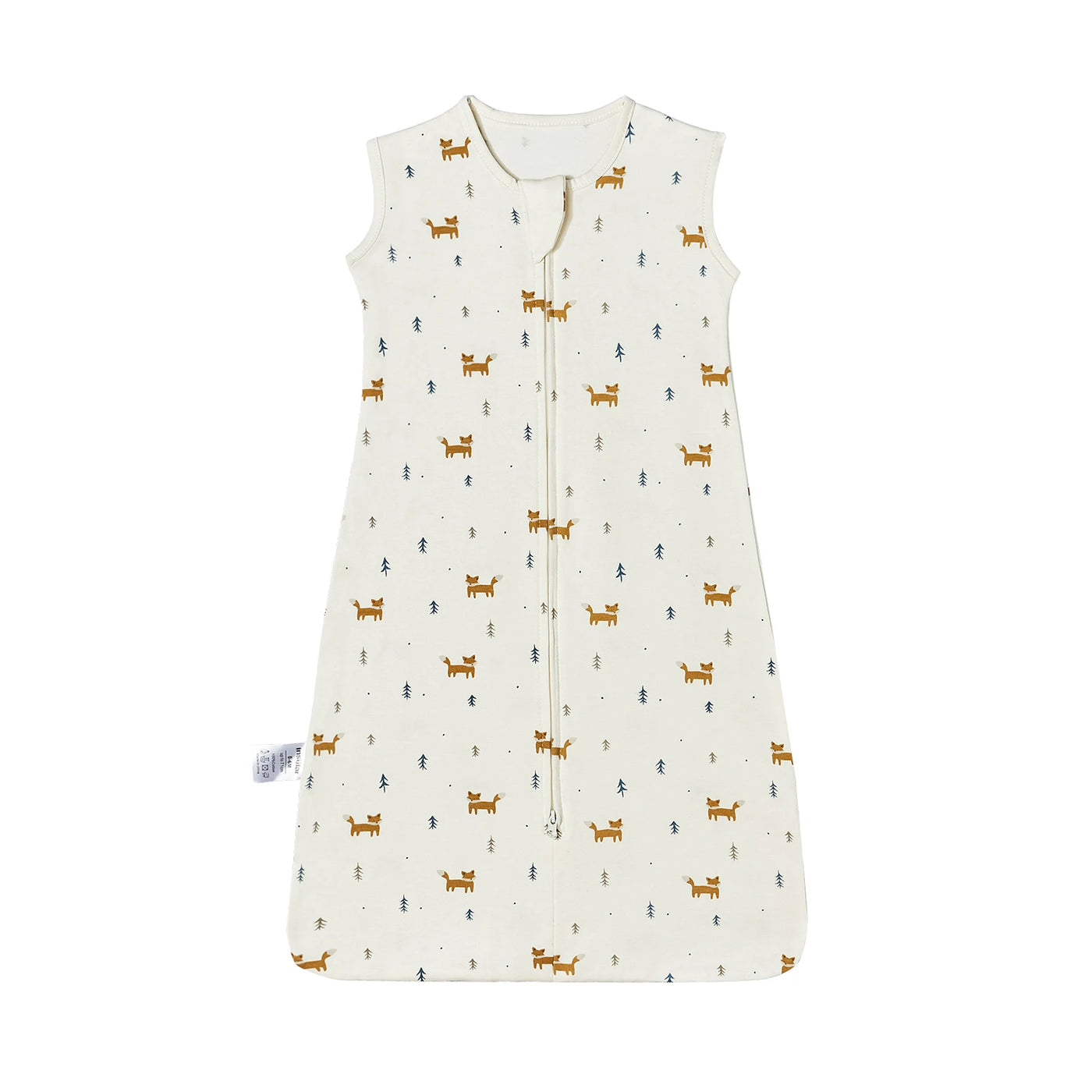 New Cotton Fabric Baby Sleeping Bags Sleeveless Vest Newborn Child Anti-kick Quilt Summer Thin Two Way Zipper Baby Sleeping Sack