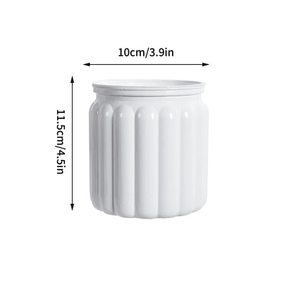 Hydroponic Plants Pot Self Watering Flowerpot Indoor Mini Succulent Planter Tabletop Vase Self-watering Home Office Bonsai Decor
