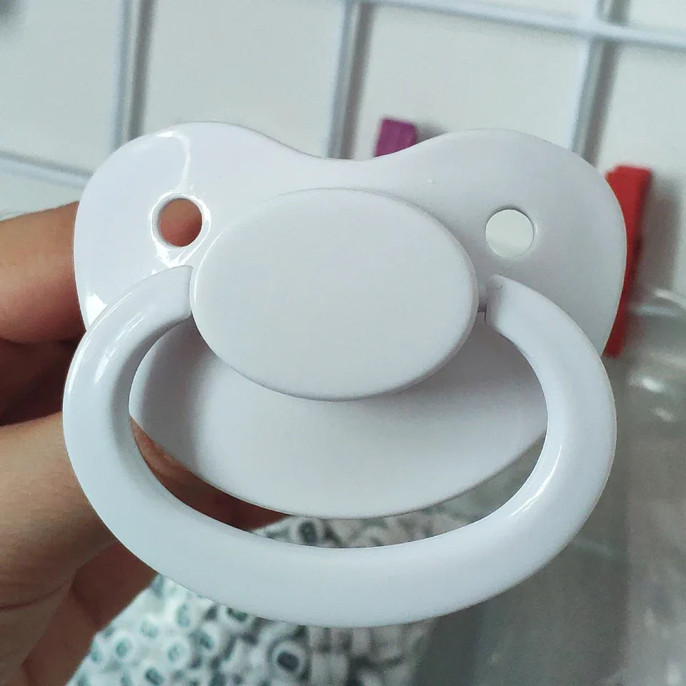 Luxury Adult Baby Pacifier Rabbit Design Pacifier Adult Baby Teether Silicone Pacifier Holder Dummy DDLG Daddy, Girl