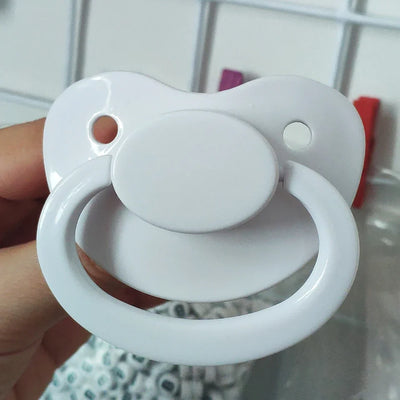 Luxury Adult Baby Pacifier Rabbit Design Pacifier Adult Baby Teether Silicone Pacifier Holder Dummy DDLG Daddy, Girl